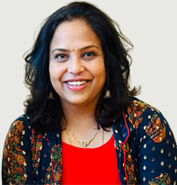 Anuradha Mekala is a Chair for the Decorations committees of Nata 2020 Dallas, TX